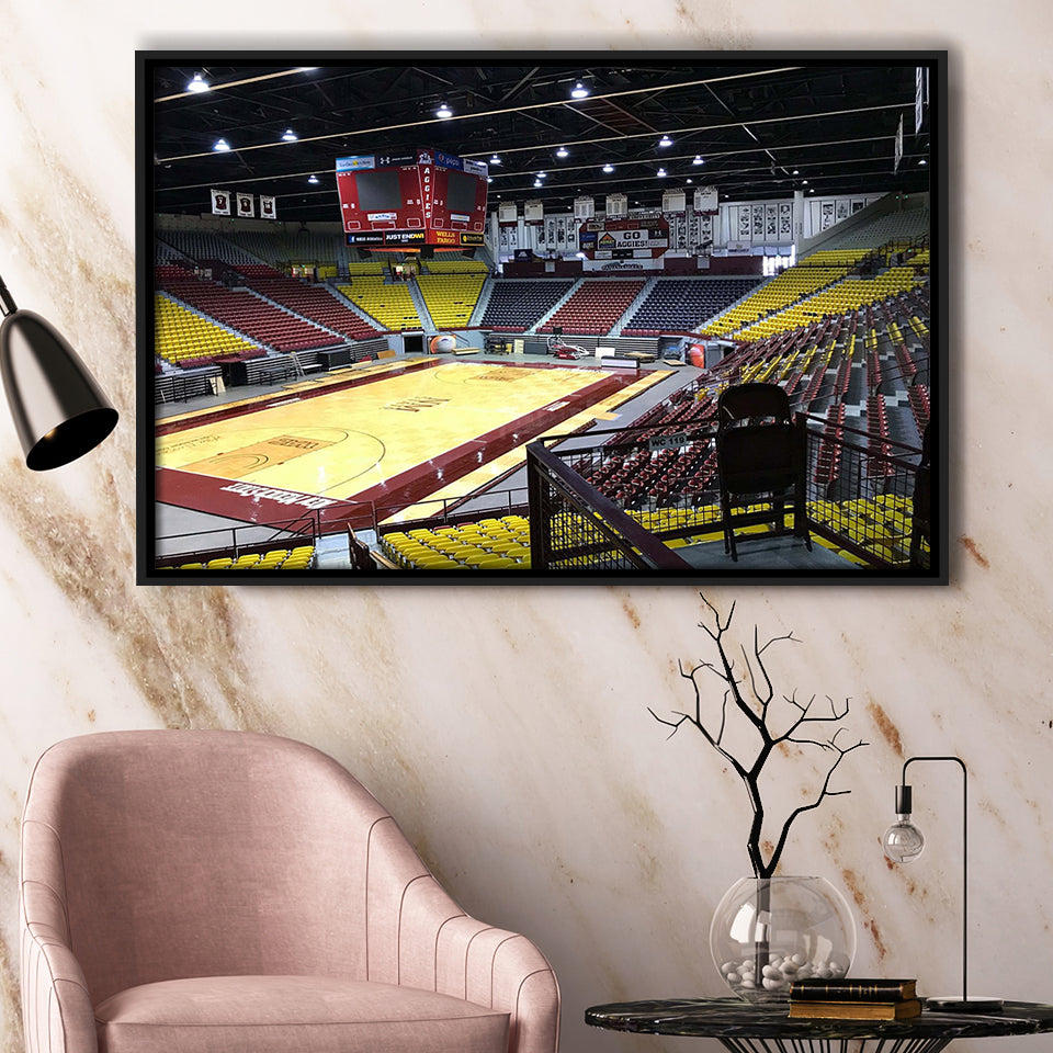New Mexico State Aggies Stadium Framed Canvas Prints Pan American Center,Sport Stadium Art Prints, Fan Gift
