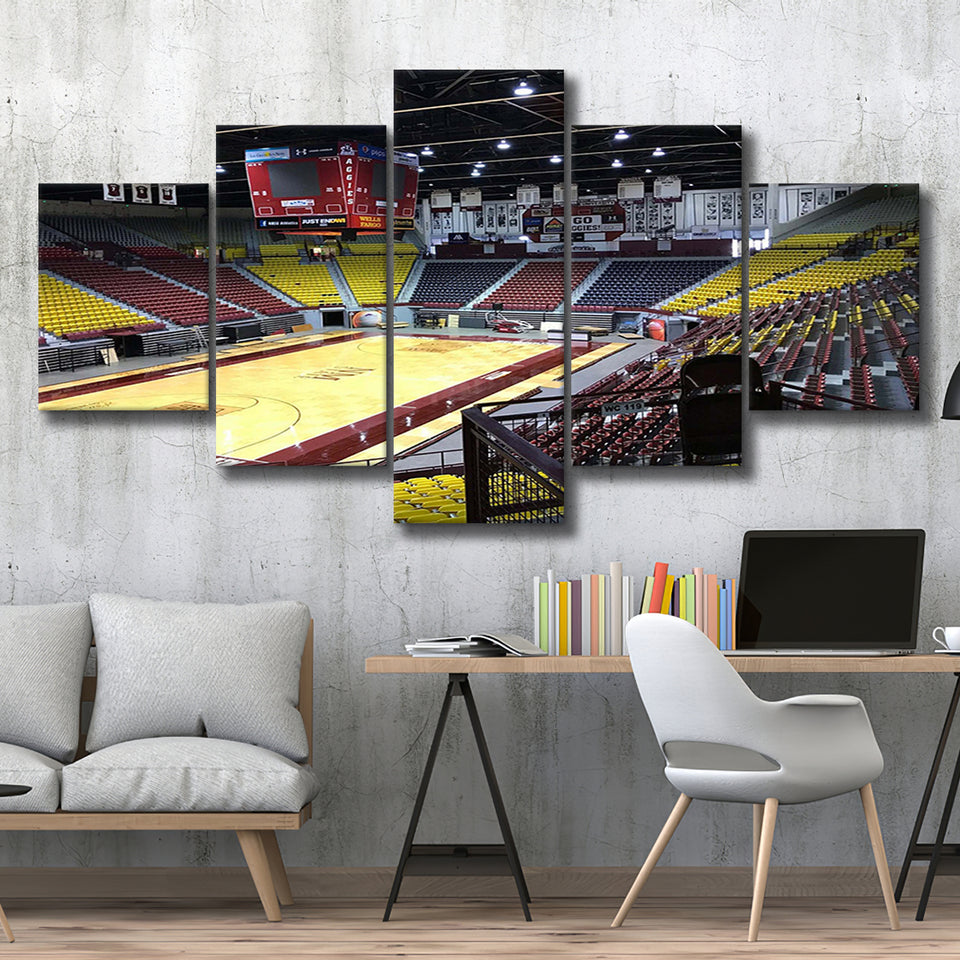 New Mexico State Aggies Stadium Canvas Prints Pan American Center,Multi Panels,Sport Stadium Art Prints, Fan Gift