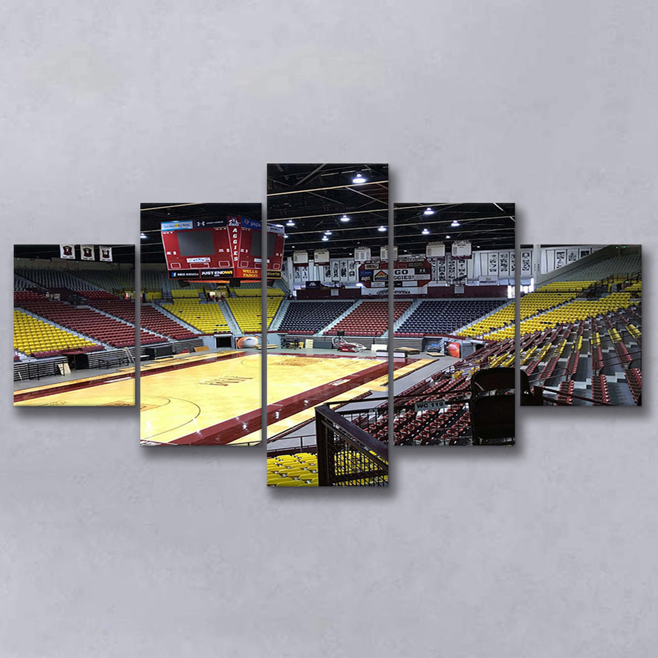 New Mexico State Aggies Stadium Canvas Prints Pan American Center,Multi Panels,Sport Stadium Art Prints, Fan Gift