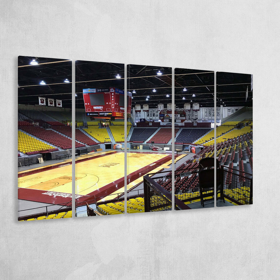 New Mexico State Aggies Stadium Canvas Prints Pan American Center,Multi Panels B,Sport Stadium Art Prints, Fan Gift