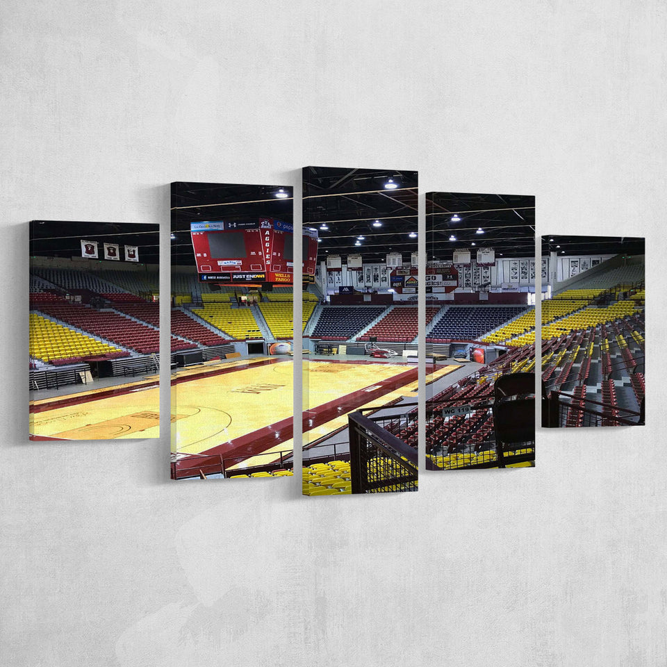 New Mexico State Aggies Stadium Canvas Prints Pan American Center,Multi Panels,Sport Stadium Art Prints, Fan Gift