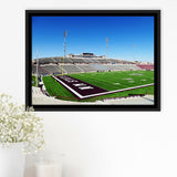 New Mexico State Aggies Framed Canvas Prints Wall Art Aggie Memorial,Sport Stadium Art Prints, Fan Gift
