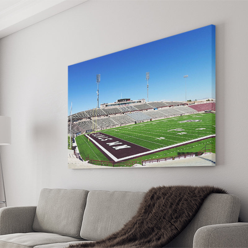 New Mexico State Aggies Wall Art Aggie Memorial,Sport Stadium Art Prints, Fan Gift, Wall Decor