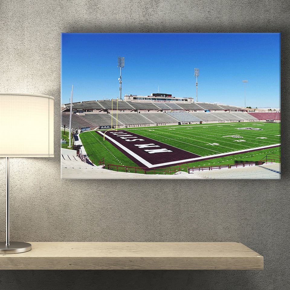 New Mexico State Aggies Wall Art Aggie Memorial,Sport Stadium Art Prints, Fan Gift, Wall Decor