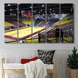 New Mexico Wall Art Pan American Center Stadium Canvas Prints,Multi Panels B,Sport Stadium Art Prints, Fan Gift