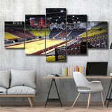 New Mexico Wall Art Pan American Center Stadium Canvas Prints,Multi Panels,Sport Stadium Art Prints, Fan Gift