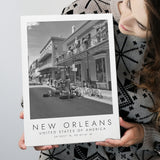 New Orleans Print Black And White Art Canvas Prints Wall Art Home Decor