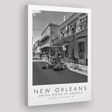 New Orleans Print Black And White Art Canvas Prints Wall Art Home Decor