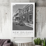 New Orleans Print Black And White Art Canvas Prints Wall Art Home Decor