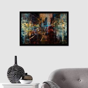 New York Fire II Framed Wall Art Prints - Framed Prints, Prints for Sale, Framed Art