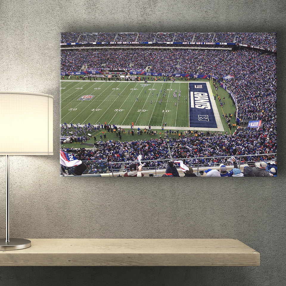 New York Giants Stadium Canvas Prints MetLife Stadium Wall Art,Sport Stadium Art Prints, Fan Gift, Wall Decor