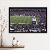 New York Giants Stadium Framed Canvas Prints MetLife Stadium Wall Art,Sport Stadium Art Prints, Fan Gift