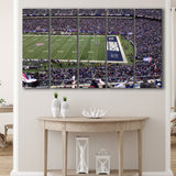 New York Giants Stadium Canvas Prints MetLife Stadium Wall Art,Multi Panels B,Sport Stadium Art Prints, Fan Gift