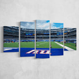New York Giants Wall Art Metlife Stadium Canvas Prints,Multi Panels,Sport Stadium Art Prints, Fan Gift
