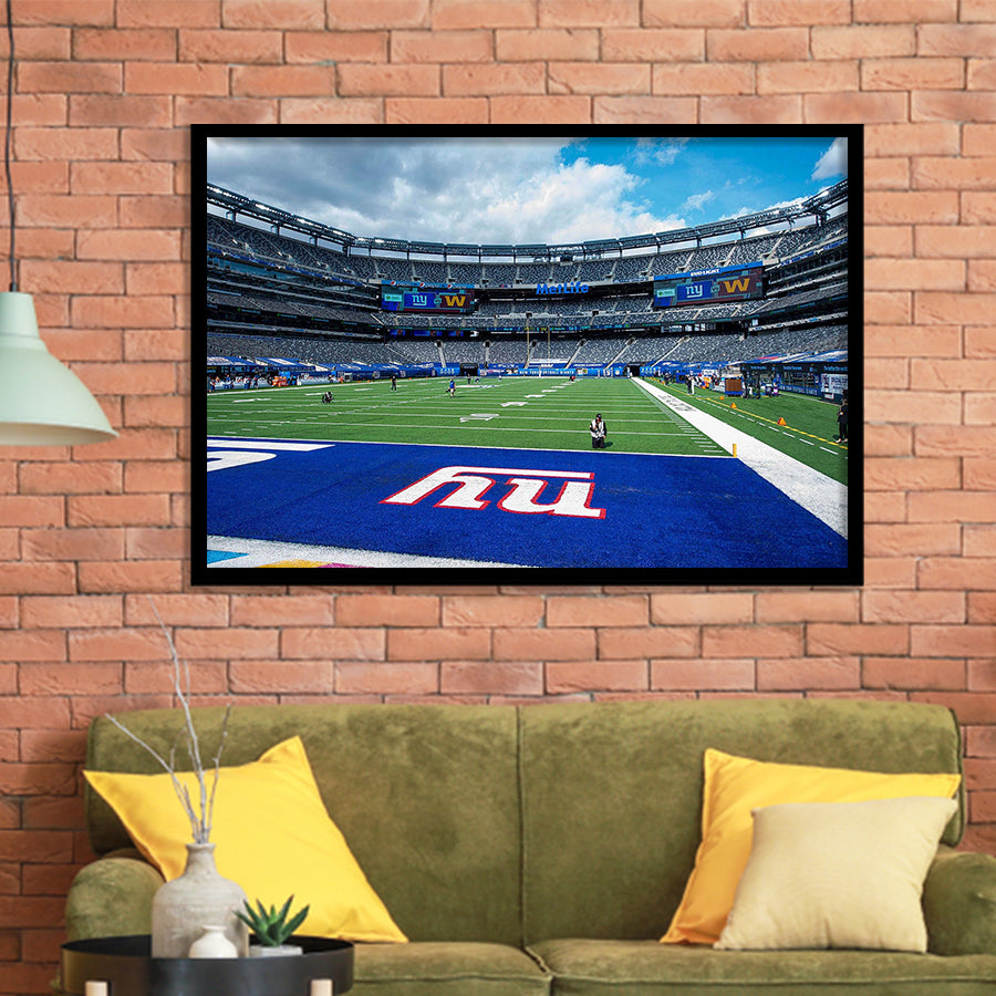 New York Giants Wall Art Metlife Stadium Art Prints,Sport Stadium Art Prints, Fan Gift, Wall Decor