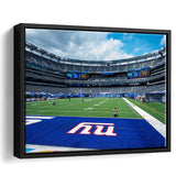 New York Giants Wall Art Metlife Stadium Framed Canvas Prints,Sport Stadium Art Prints, Fan Gift