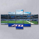 New York Giants Wall Art Metlife Stadium Canvas Prints,Multi Panels,Sport Stadium Art Prints, Fan Gift
