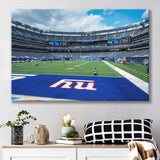 New York Giants Wall Art Metlife Stadium Canvas Prints,Sport Stadium Art Prints, Fan Gift, Wall Decor