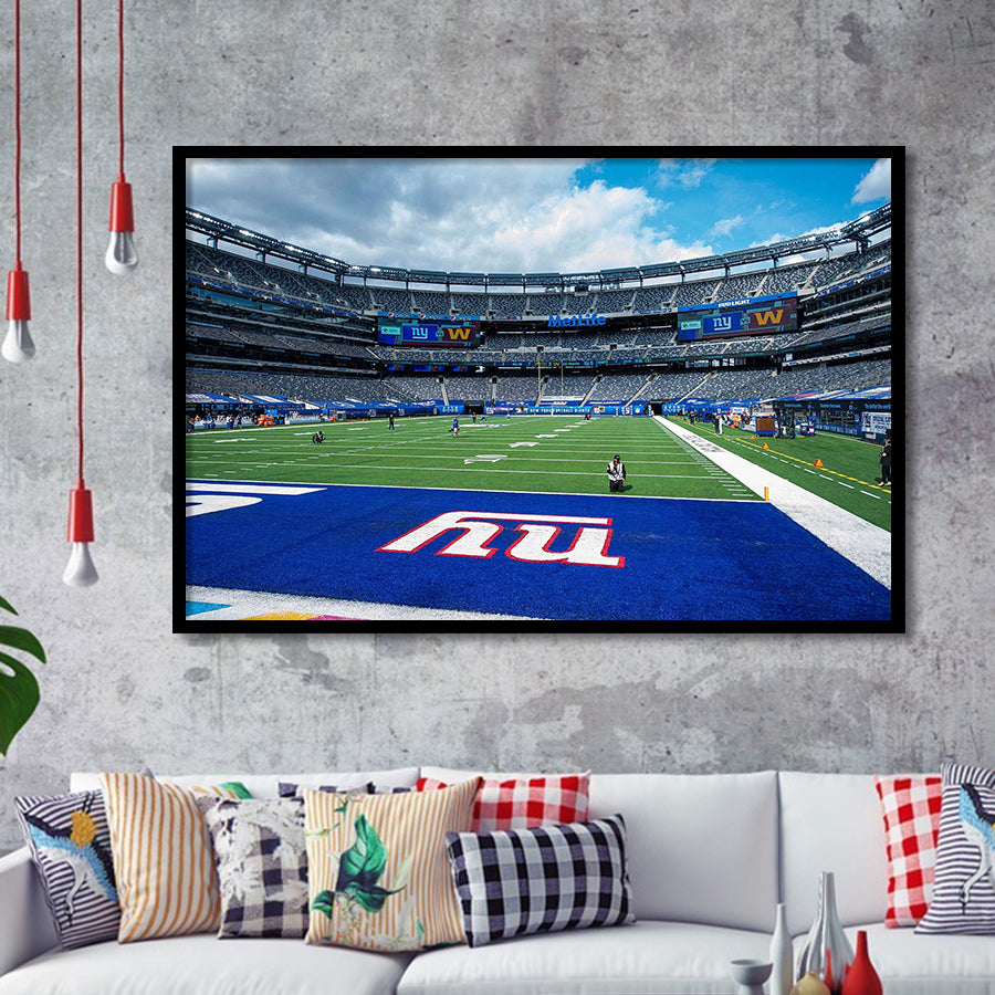 New York Giants Wall Art Metlife Stadium Art Prints,Sport Stadium Art Prints, Fan Gift, Wall Decor