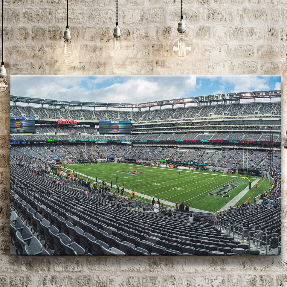 New York Guardians Wall Art MetLife Stadium Canvas Prints,Sport Stadium Art Prints, Fan Gift, Wall Decor