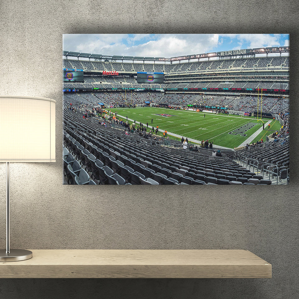 New York Guardians Wall Art MetLife Stadium Canvas Prints,Sport Stadium Art Prints, Fan Gift, Wall Decor