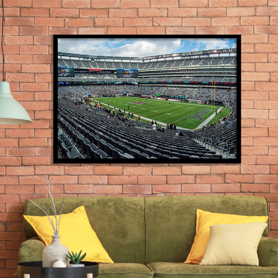 New York Guardians Wall Art MetLife Stadium Art Prints,Sport Stadium Art Prints, Fan Gift, Wall Decor