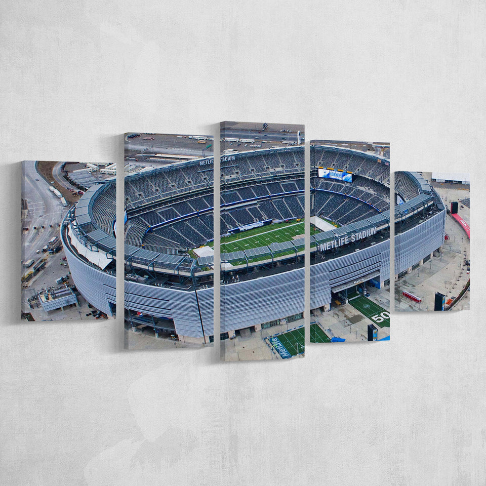 New York Jets Wall Art New York Giants,Multi Panels,Sport Stadium Art Prints, Fan Gift