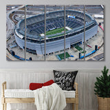 New York Jets Wall Art New York Giants,Multi Panels B,Sport Stadium Art Prints, Fan Gift