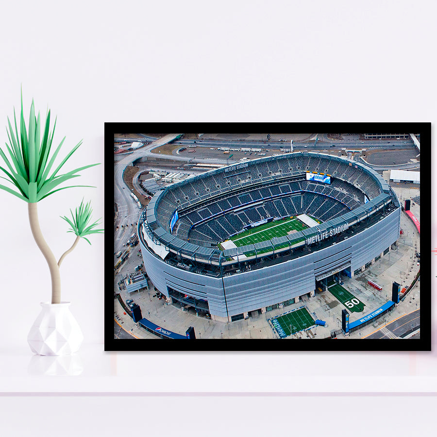 New York Jets Wall Art New York Giants,Sport Stadium Art Prints, Fan Gift, Wall Decor