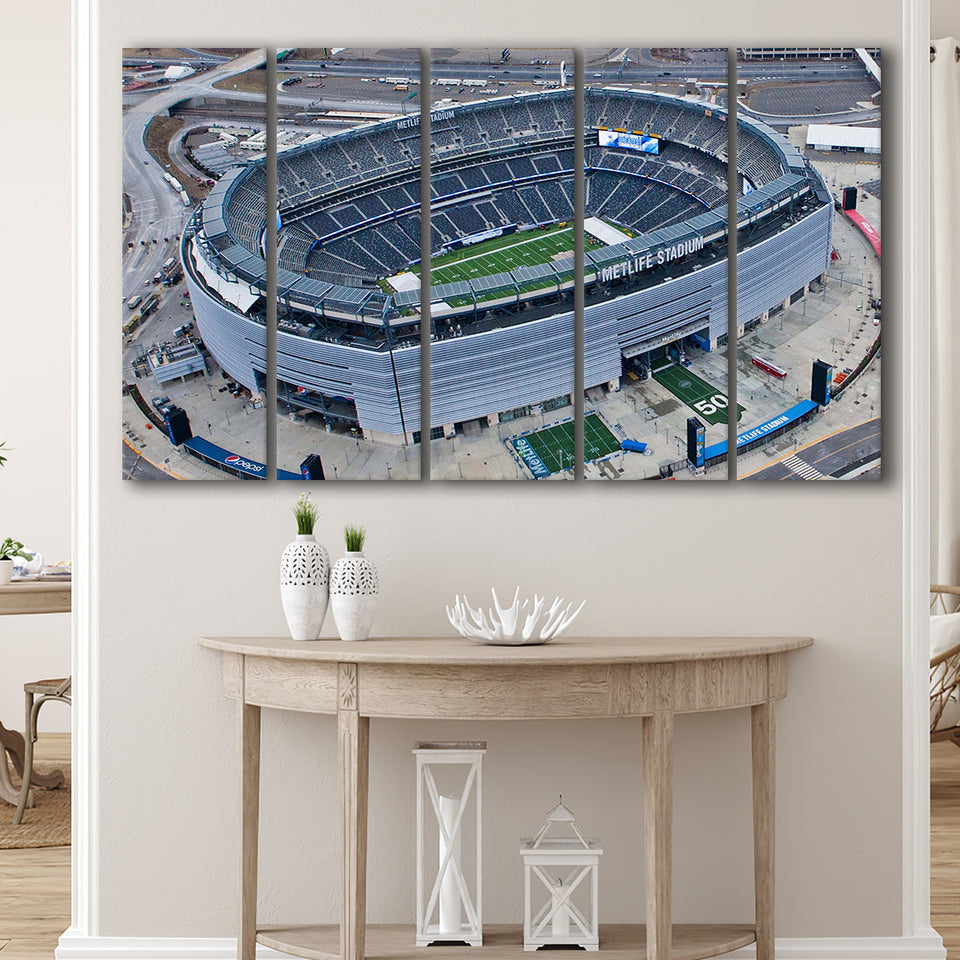 New York Jets Wall Art New York Giants,Multi Panels B,Sport Stadium Art Prints, Fan Gift