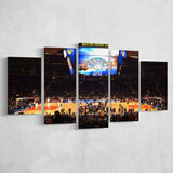 New York Knicks Stadium Canvas Prints Madison Square Garden Wall,Multi Panels,Sport Stadium Art Prints, Fan Gift