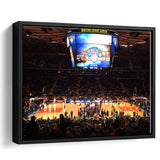 New York Knicks Stadium Framed Canvas Prints Madison Square Garden Wall,Sport Stadium Art Prints, Fan Gift