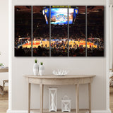 New York Knicks Stadium Canvas Prints Madison Square Garden Wall,Multi Panels B,Sport Stadium Art Prints, Fan Gift