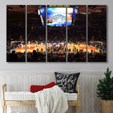 New York Knicks Stadium Canvas Prints Madison Square Garden Wall,Multi Panels B,Sport Stadium Art Prints, Fan Gift
