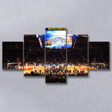 New York Knicks Stadium Canvas Prints Madison Square Garden Wall,Multi Panels,Sport Stadium Art Prints, Fan Gift