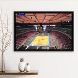 New York Knicks Framed Canvas Prints Wall Art Madison Square Garden,Sport Stadium Art Prints, Fan Gift