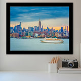 New York Manhattan Midtown Manhattan And Empire State Building Framed Art Prints Wall Decor - Painting Art, Framed Picture, Home Decor