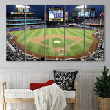 New York Mets Wall Art Citi Field Stadium Canvas Prints,Multi Panels B,Sport Stadium Art Prints, Fan Gift