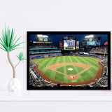 New York Mets Wall Art Citi Field Stadium Art Prints,Sport Stadium Art Prints, Fan Gift, Wall Decor