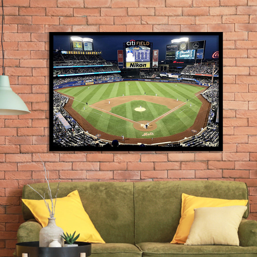 New York Mets Wall Art Citi Field Stadium Art Prints,Sport Stadium Art Prints, Fan Gift, Wall Decor