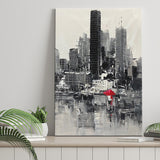 New York Painting Cityscape Painting Urban Abstract Canvas Prints Wall Art - Painting Canvas, Wall Decor, Home Decor