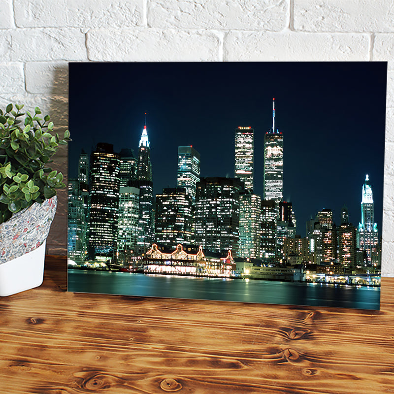 New York Night Lights Beatutyfull Canvas Wall Art - Canvas Prints, Prints for Sale, Canvas Painting, Canvas on Sale