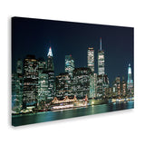 New York Night Lights Beatutyfull Canvas Wall Art - Canvas Prints, Prints for Sale, Canvas Painting, Canvas on Sale