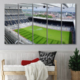 Newcastle United Stadium Canvas Prints St James Park Wall Art,Multi Panels B,Sport Stadium Art Prints, Fan Gift