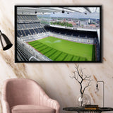Newcastle United Stadium Framed Canvas Prints St James Park Wall Art,Sport Stadium Art Prints, Fan Gift