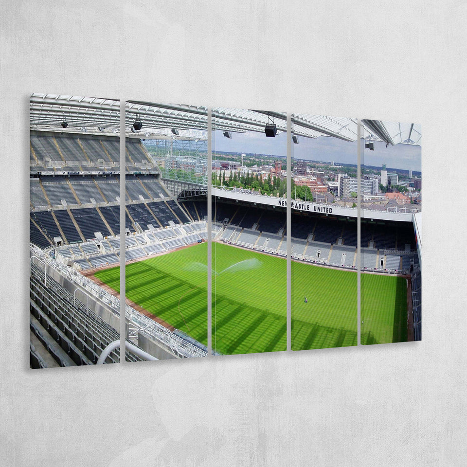 Newcastle United Stadium Canvas Prints St James Park Wall Art,Multi Panels B,Sport Stadium Art Prints, Fan Gift