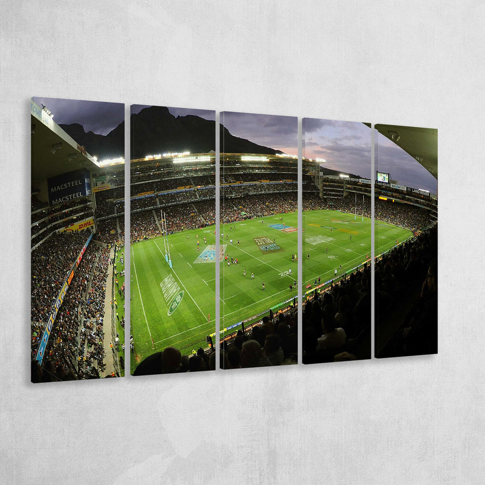 Newlands Rugby Stadium, Stadium Canvas, Sport Art, Gift for him, Multi Panels B, Canvas Prints Wall Art Decor