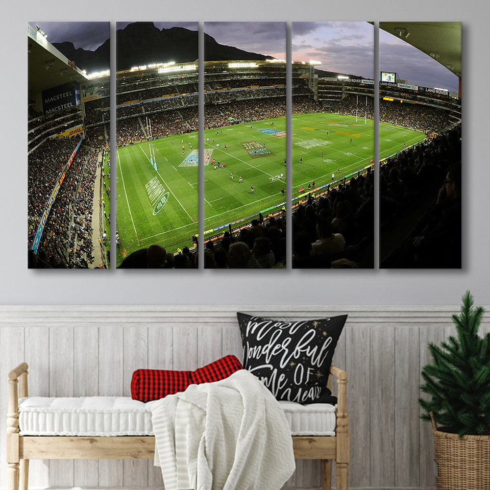 Newlands Rugby Stadium, Stadium Canvas, Sport Art, Gift for him, Multi Panels B, Canvas Prints Wall Art Decor