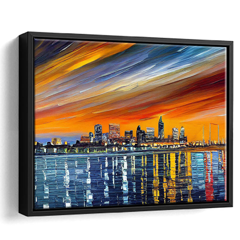 Newark Watercolor Newark New Jersey, Sport Art Prints Fan Gift, Framed Canvas Prints Wall Art Decor