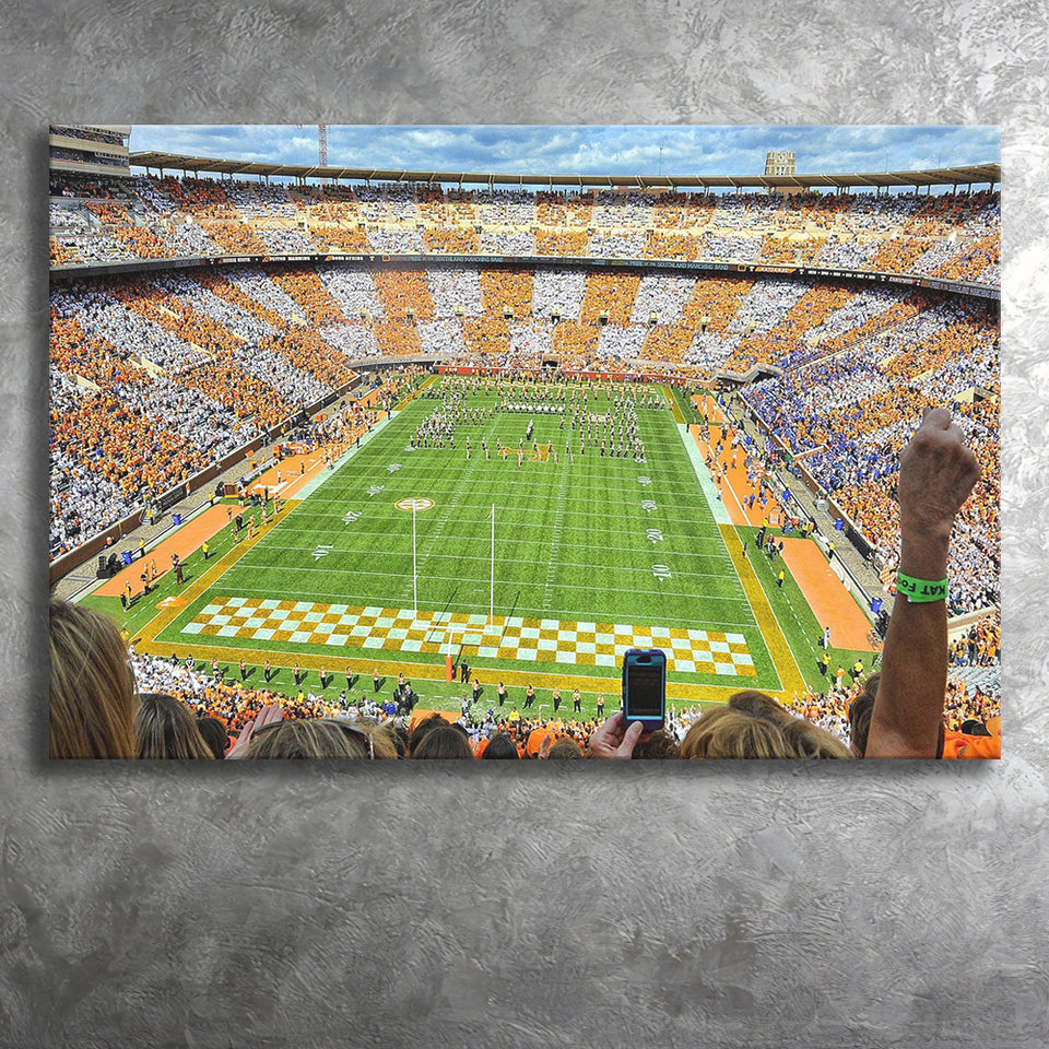 Neyland Stadium Canvas Prints Tennessee Volunteers Wall Art American,Sport Stadium Art Prints, Fan Gift, Wall Decor
